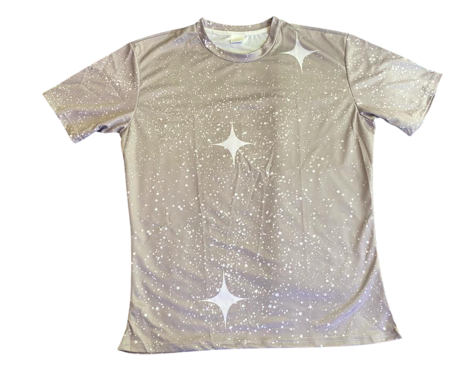 "FOGGY", Galaxy Women T-Shirt