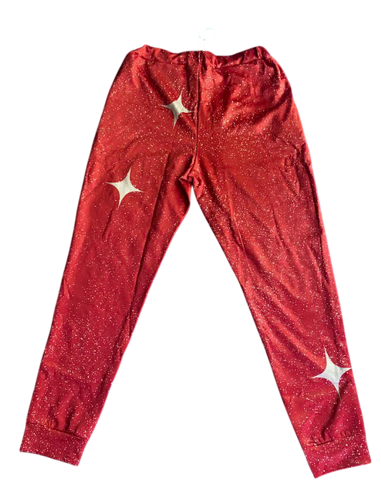 "RED MIST". Galaxy Jogging Pants