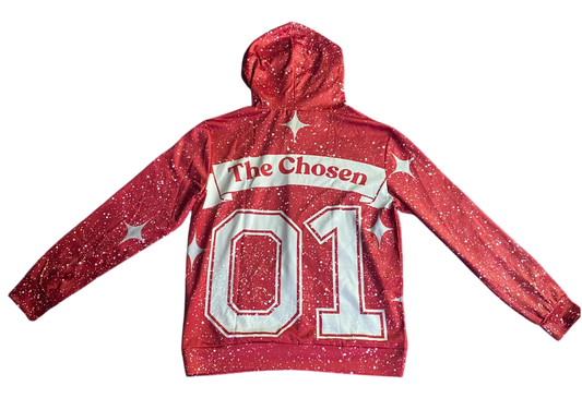 "RED MIST", Galaxy The Chosen One Hoodie