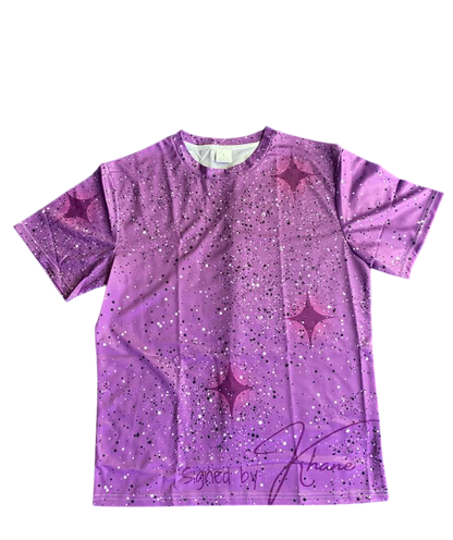 "LAVENDER", Galaxy Regular T-shirt