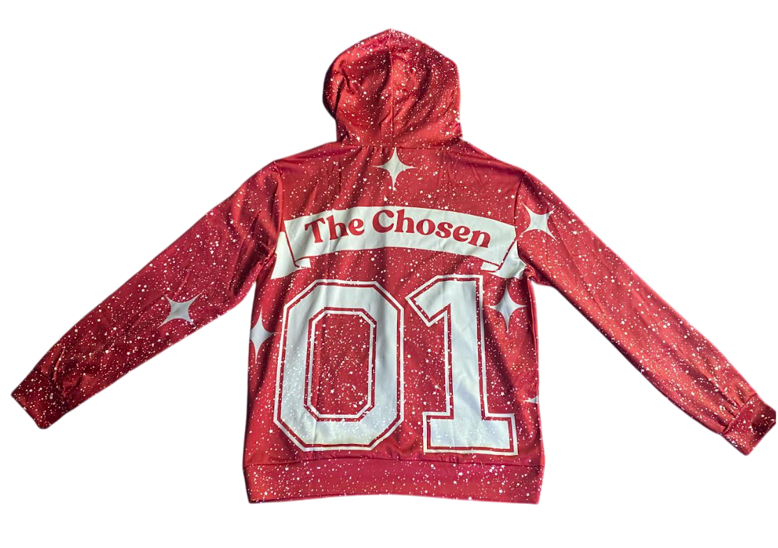 "RED MIST", Galaxy The Chosen One Hoodie