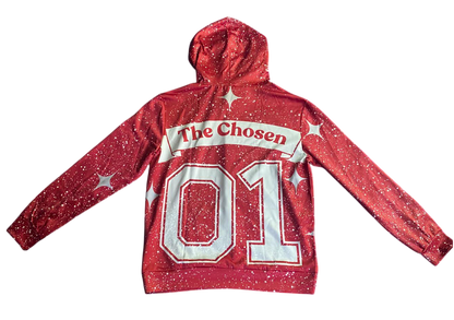 "RED MIST", Galaxy The Chosen One Hoodie